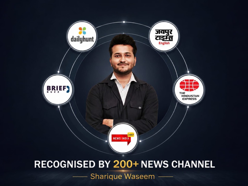 Sharique Waseem Recognized by 200+ News Channels - Stock Market Mentor